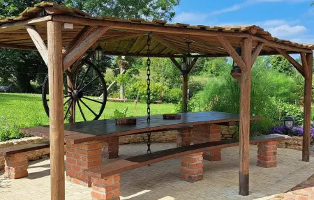 Maison Pays d'Auge 8 pers., piscine chauffée et loisirs : photo 14