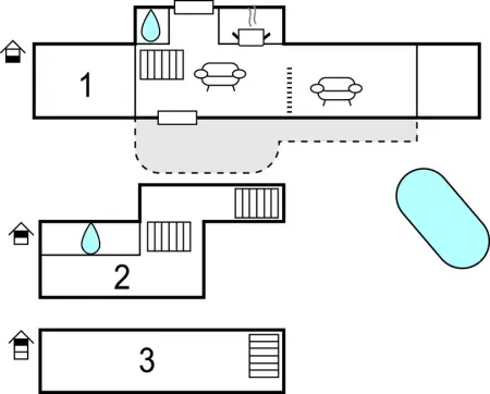 Maison Pays d'Auge 8 pers., piscine chauffée et loisirs : photo 48