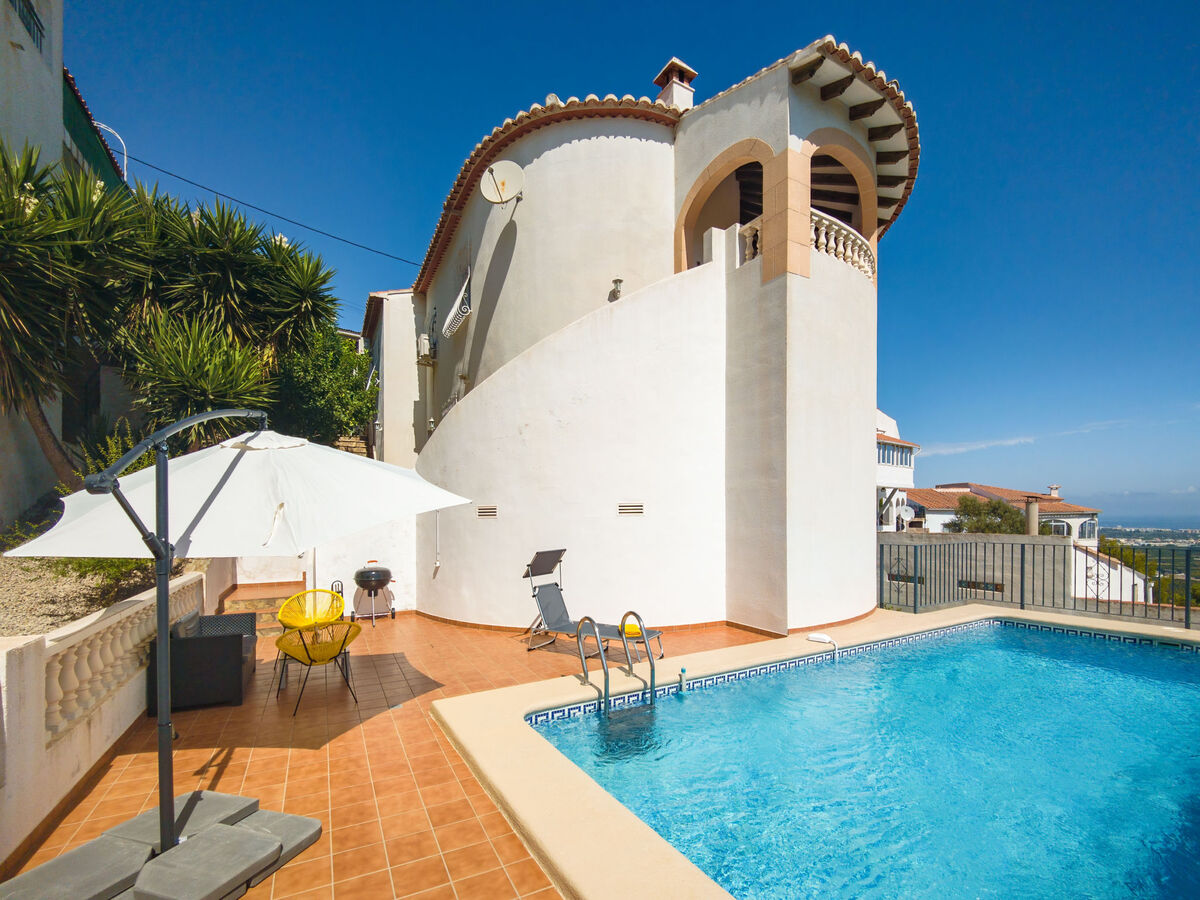 Villa Bellvue à Oliva : 3 chambres, piscine et vue mer - Photo 1