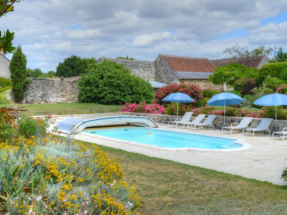 Gîte 17e siècle avec piscine couverte à Draché - Photo 2