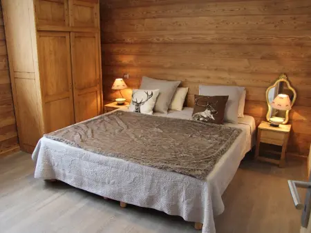 Chalet 8 pers. La Clusaz, accès direct pistes, cheminée : photo 5
