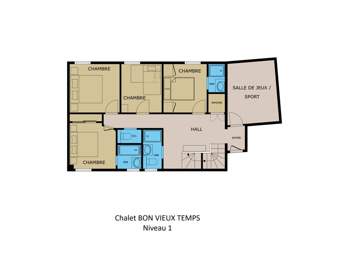 Chalet Bon Vieux Temps, 15 pers, sauna & centre village - Photo 23