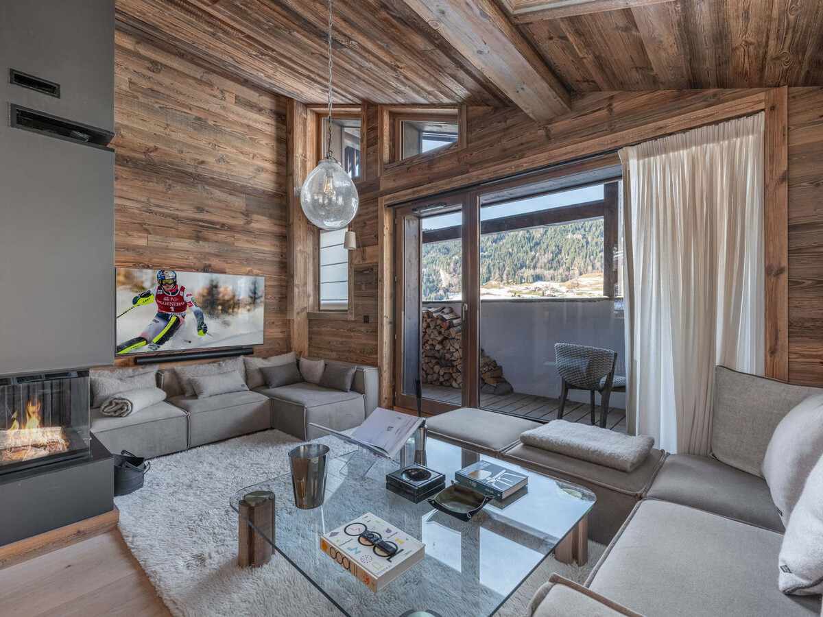 Appartement 140 m² Megève, 4 chambres, piscine & wellness - Photo 1