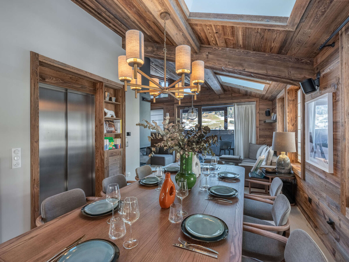 Appartement 140 m² Megève, 4 chambres, piscine & wellness - Photo 3