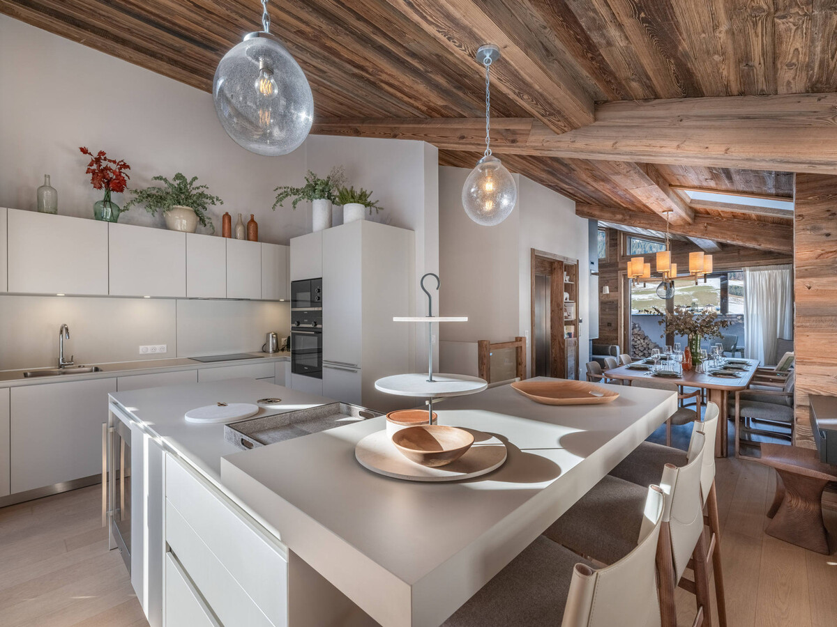 Appartement 140 m² Megève, 4 chambres, piscine & wellness - Photo 5