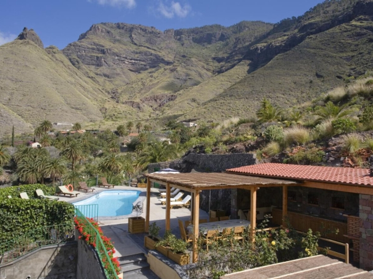 Maison rurale 8 personnes, piscine et vue mer à Agaete - Photo 1