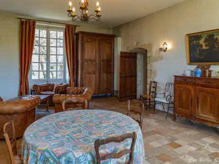 Gîte de la Fuye : château XVIIIe, piscine chauffée et sauna : photo 7