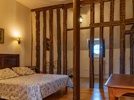 Gîte de la Fuye : château XVIIIe, piscine chauffée et sauna : photo 10