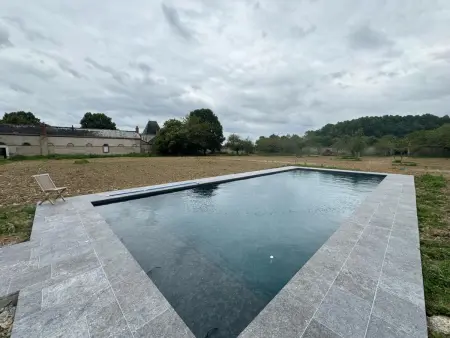 Gîte de la Fuye : château XVIIIe, piscine chauffée et sauna : photo 17