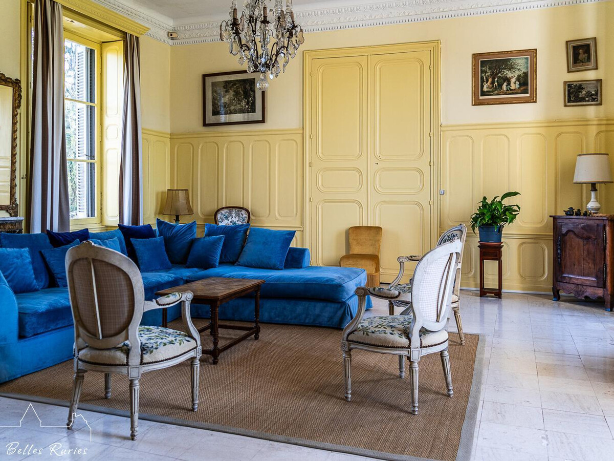 Gîte Château XIXème, Piscine Chauffée & Sauna à Monnaie - Photo 7