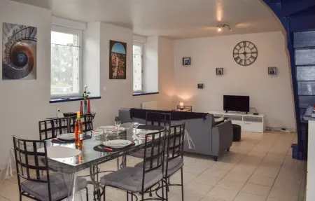 Maison en pierre Brélidy, jardin clôturé, 4 personnes : photo 4