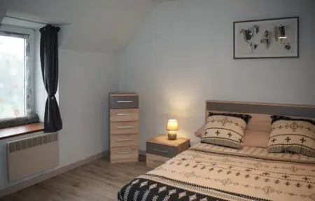 Maison en pierre Brélidy, jardin clôturé, 4 personnes : photo 14