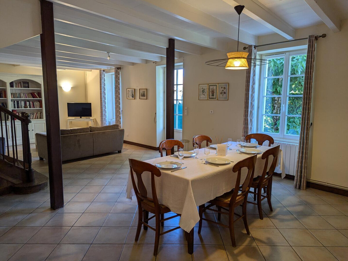 Gîte 6 pers. avec piscine chauffée à Saint-Cybardeaux - Photo 8