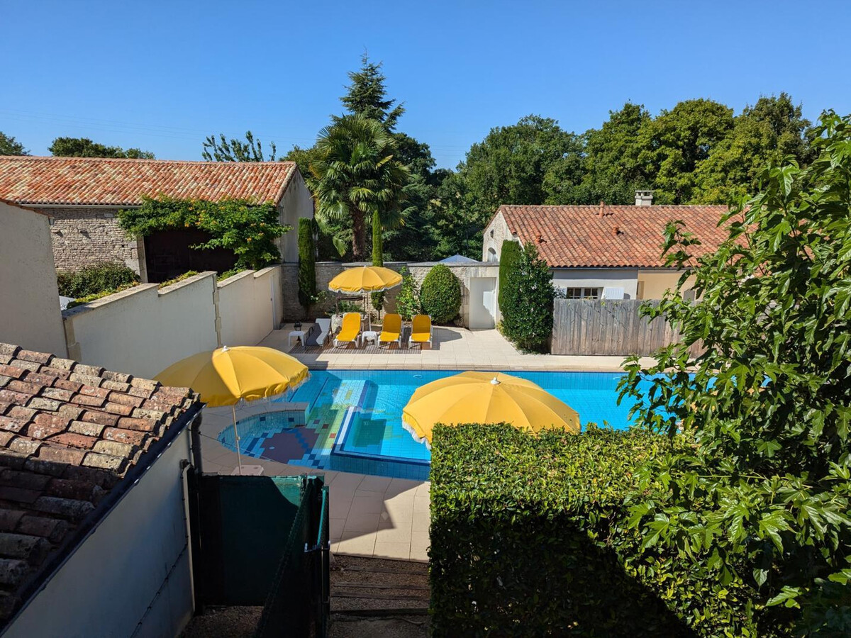 Gîte 6 pers. avec piscine chauffée à Saint-Cybardeaux - Photo 29
