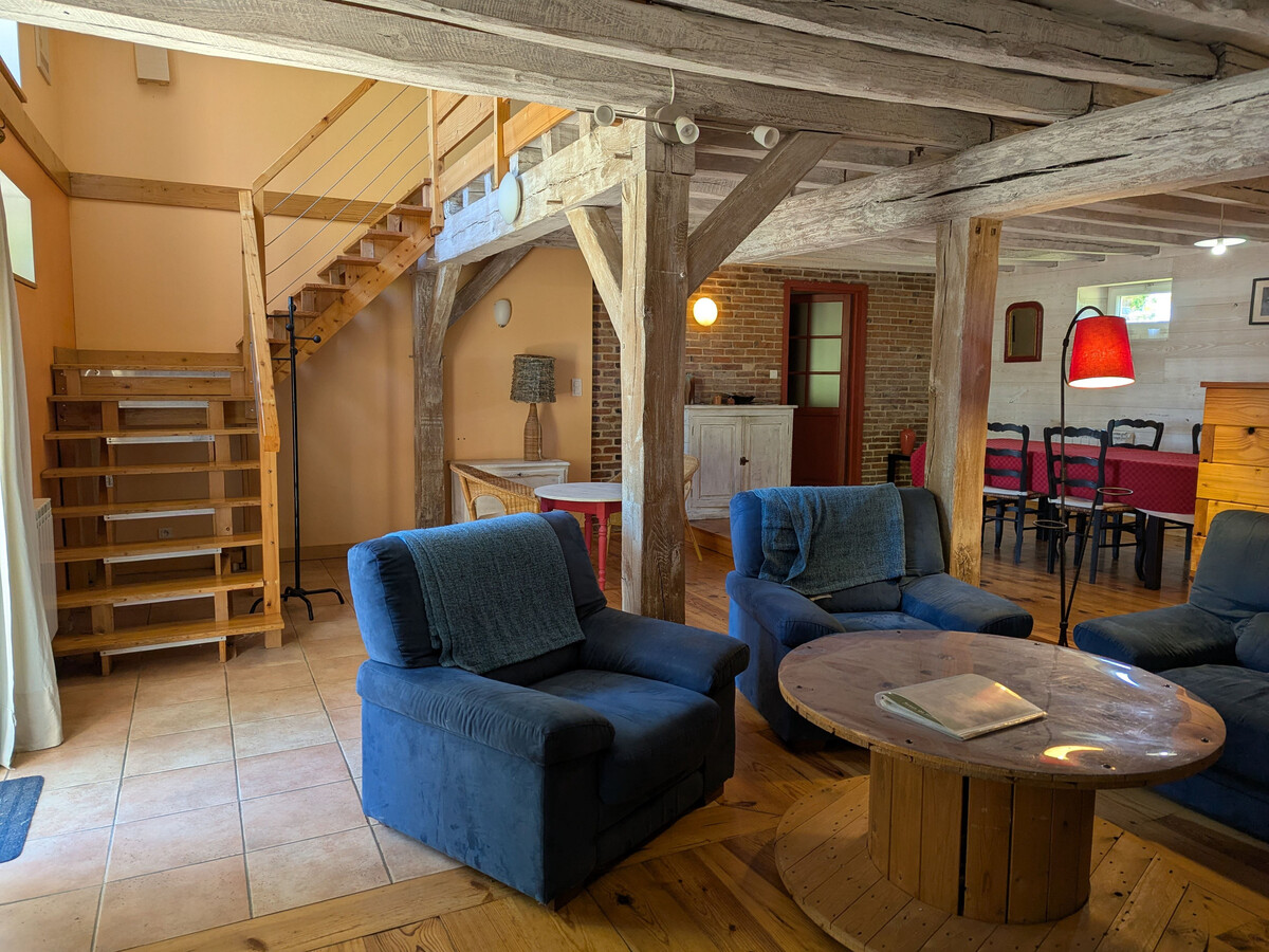 Fermette gâtinaise rénovée avec piscine partagée - Photo 13