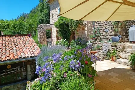 Maison de vacances St Basile, piscine partagée en Ardèche : photo 25
