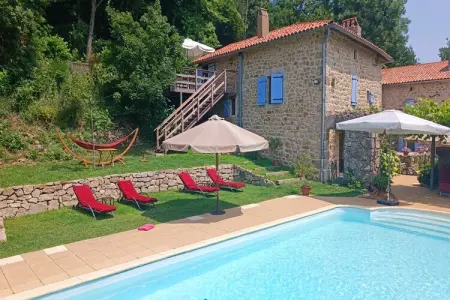 Maison de vacances St Basile, piscine partagée en Ardèche : photo 28
