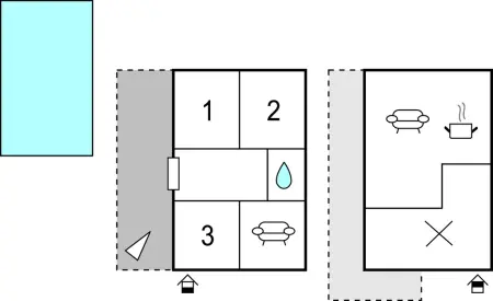 Maison 6 personnes avec piscine privée à Fouzilhon : photo 35