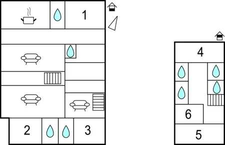 Maison 6 chambres avec piscine privée à Arthenac : photo 45