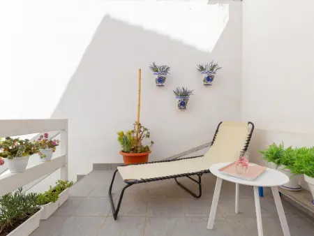 Location maison à Málaga, Maison charmante avec terrasse ensoleillée et patio au cœur de Malaga