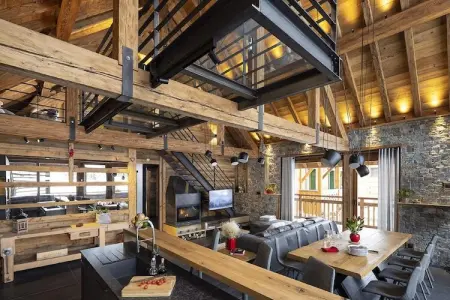 Chalet Prestige L'Atelier, 14 pers. à 300 m des pistes : photo 3