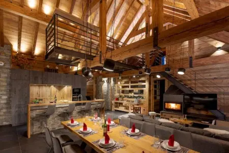 Chalet Prestige L'Atelier, 14 pers. à 300 m des pistes : photo 4