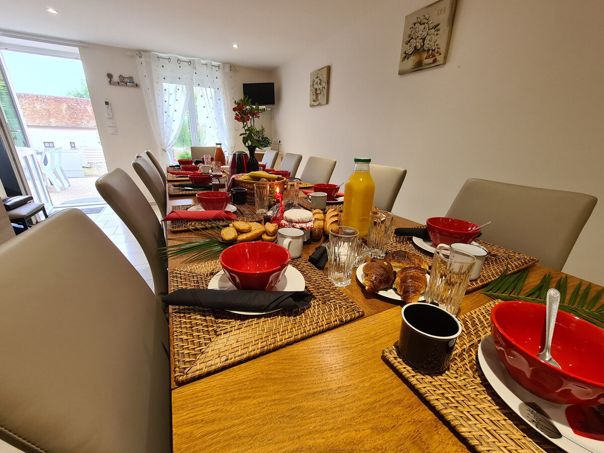 Gîte 11 pers. près du zoo de Beauval, cour privative - Photo 5