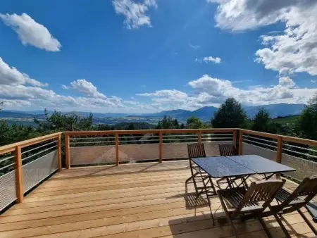 Chalet équipé 6 personnes avec cheminée et animaux admis : photo 12
