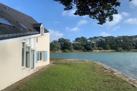 Holiday home sea front with amazing view Larmor-Baden, Maison de Vacances à Morbihan Vue Mer - Photo 1