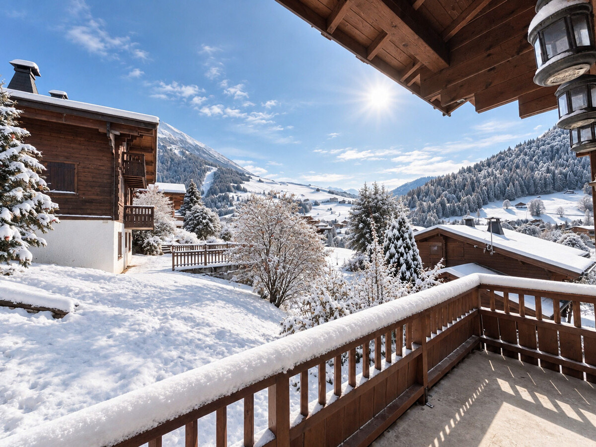 Chalet Piste du Soleil, 10 pers, cheminée, garage à La Clusaz - Photo 13