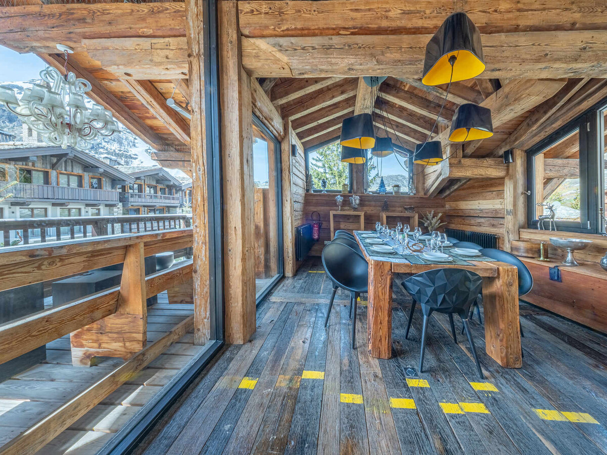 Chalet luxe 12 pers. piscine chauffée et hammam à Val-d'Isère - Photo 3