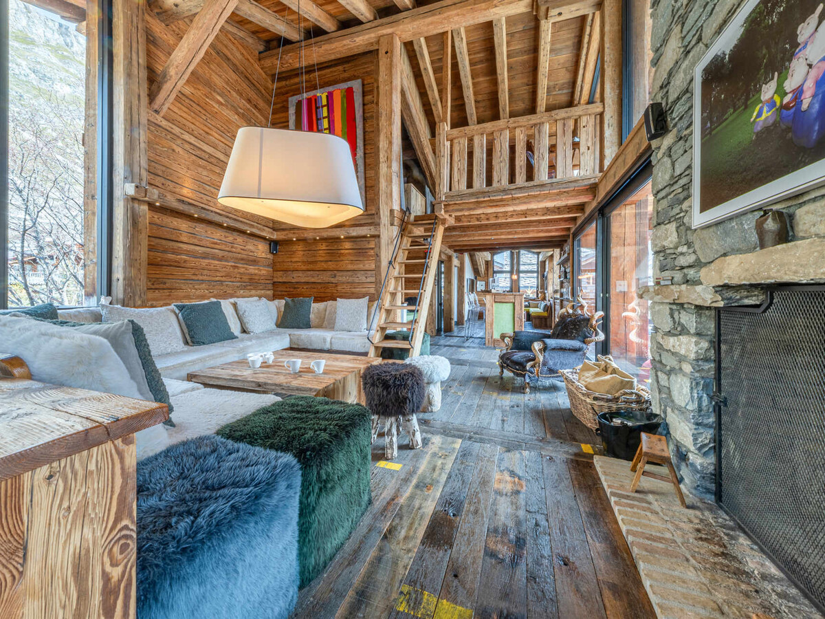 Chalet luxe 12 pers. piscine chauffée et hammam à Val-d'Isère - Photo 4