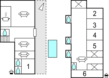 Maison 6 chambres avec piscine chauffée à Yèvre-la-Ville : photo 33