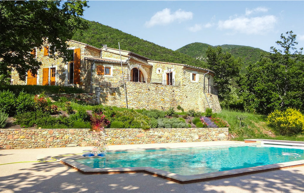 Maison 4 pers. panorama montagne avec piscine à Dieulefit - Photo 1