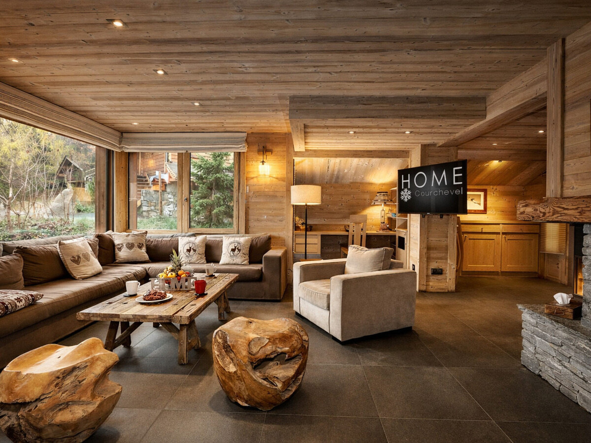 Chalet Genépi La Tania - 12 pers, jacuzzi, sauna, cinéma - Photo 2