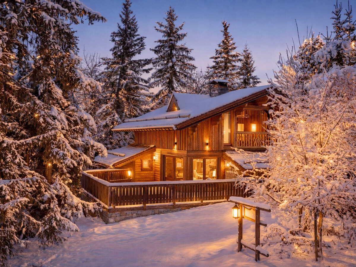 Chalet Genépi La Tania - 12 pers, jacuzzi, sauna, cinéma - Photo 4