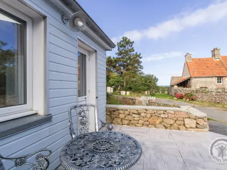 Maisonnette avec poêle, jardin clos et vue mer à Vicq : photo 2