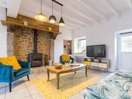 Maisonnette avec poêle, jardin clos et vue mer à Vicq : photo 3