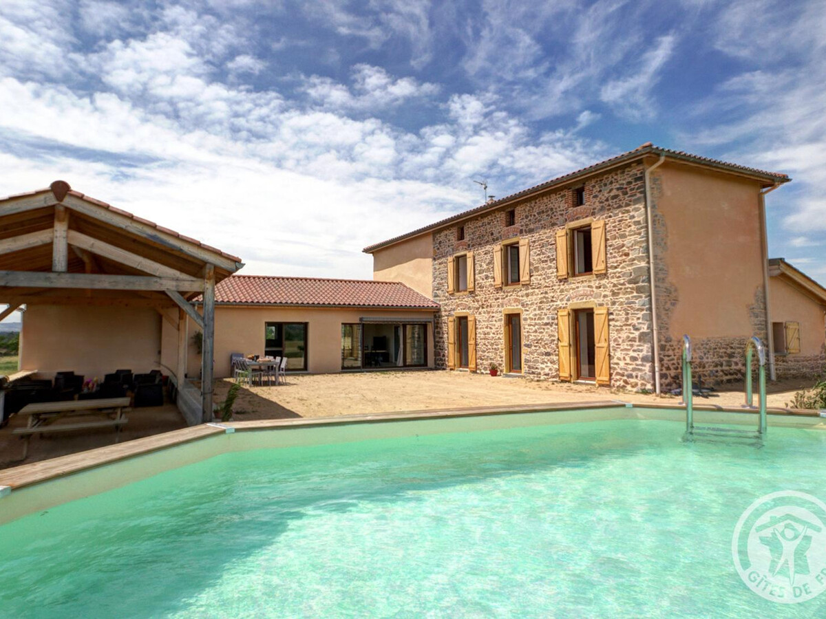 Gîte 250m² spa, sauna, piscine à Pinay - Photo 1