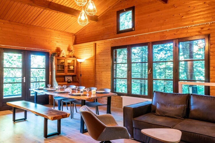 Chalet Blue Wood avec bain nordique à Manhay - Photo 1