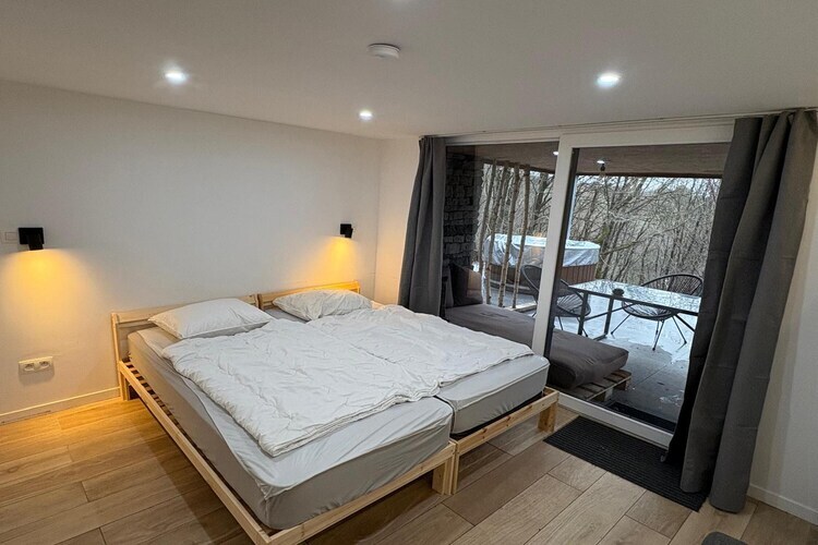 Chalet Blue Wood avec bain nordique à Manhay - Photo 4