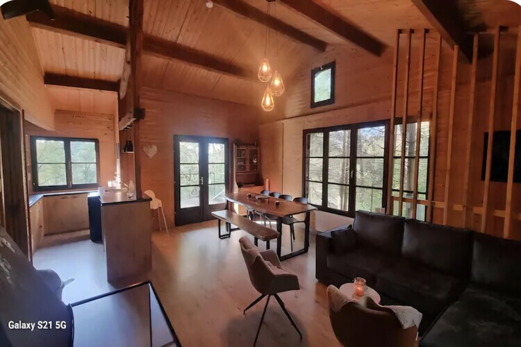 Chalet Blue Wood avec bain nordique à Manhay - Photo 9