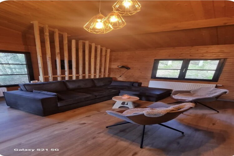 Chalet Blue Wood avec bain nordique à Manhay - Photo 13