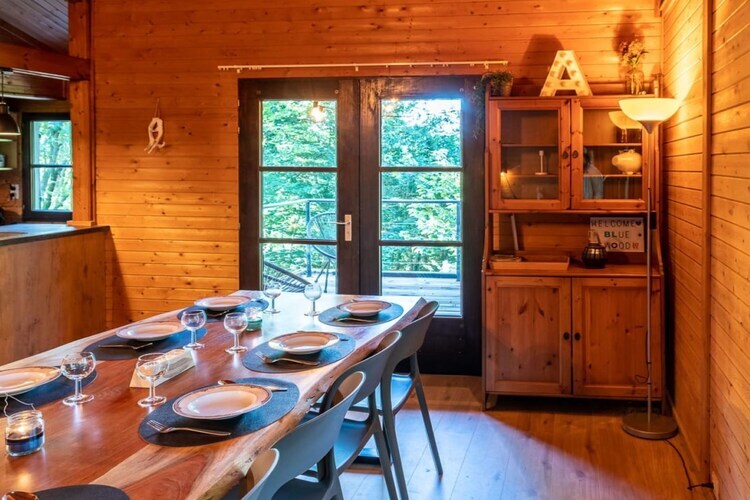 Chalet Blue Wood avec bain nordique à Manhay - Photo 14