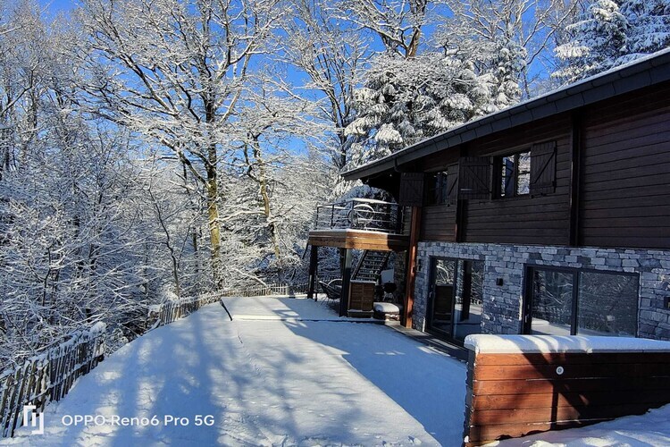 Chalet Blue Wood avec bain nordique à Manhay - Photo 30