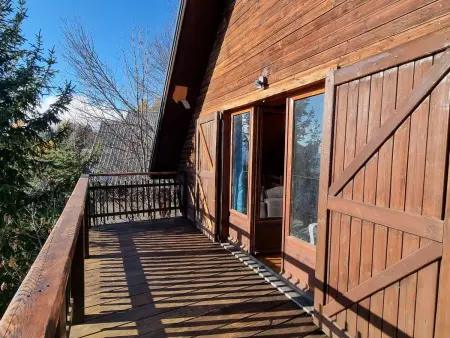 Chalet 5 personnes à Saint-Michel-de-Chaillol, balcon sud et vue : photo 5