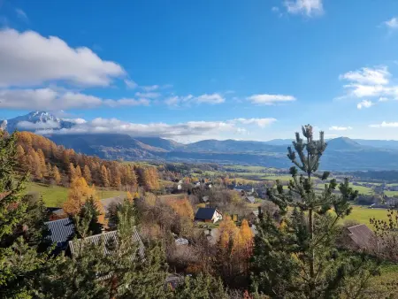 Chalet 5 personnes à Saint-Michel-de-Chaillol, balcon sud et vue : photo 12