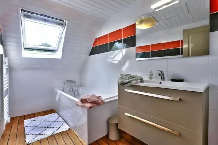 Maison en pierre XVIIIe à Huelgoat, 6 personnes : photo 15