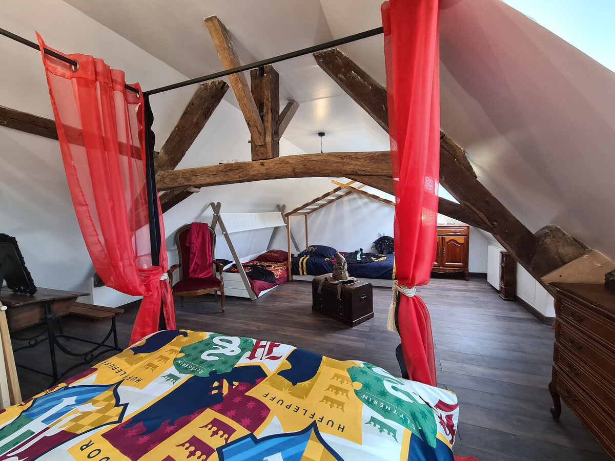 Gîte thème sorciers à Chitray, piscine et forêt - Photo 4