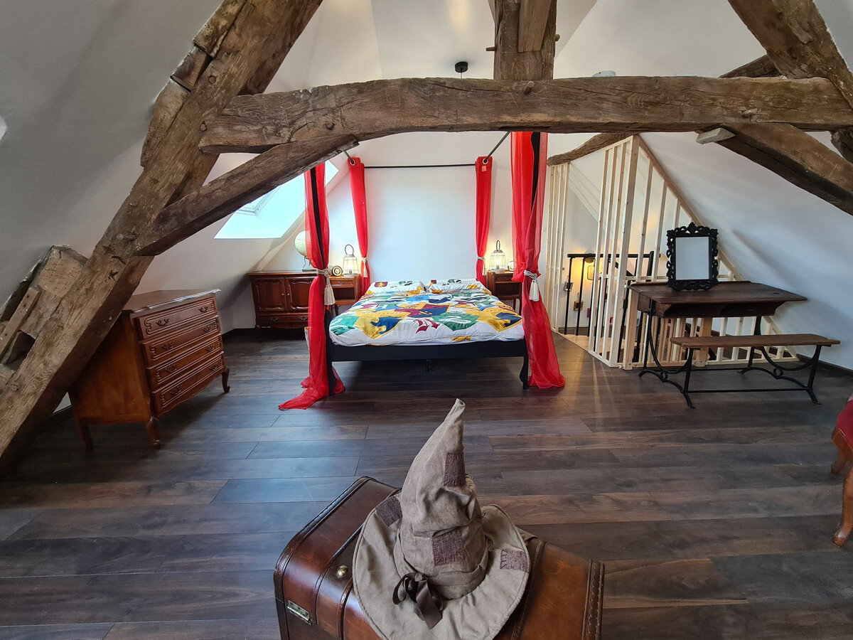 Gîte thème sorciers à Chitray, piscine et forêt - Photo 9
